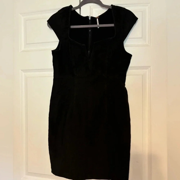 Free People Lia Denim Mini Dress - Picture 3 of 5